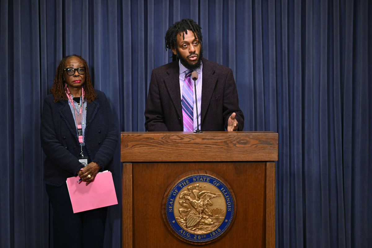 State Senator Mike Simmons press conference