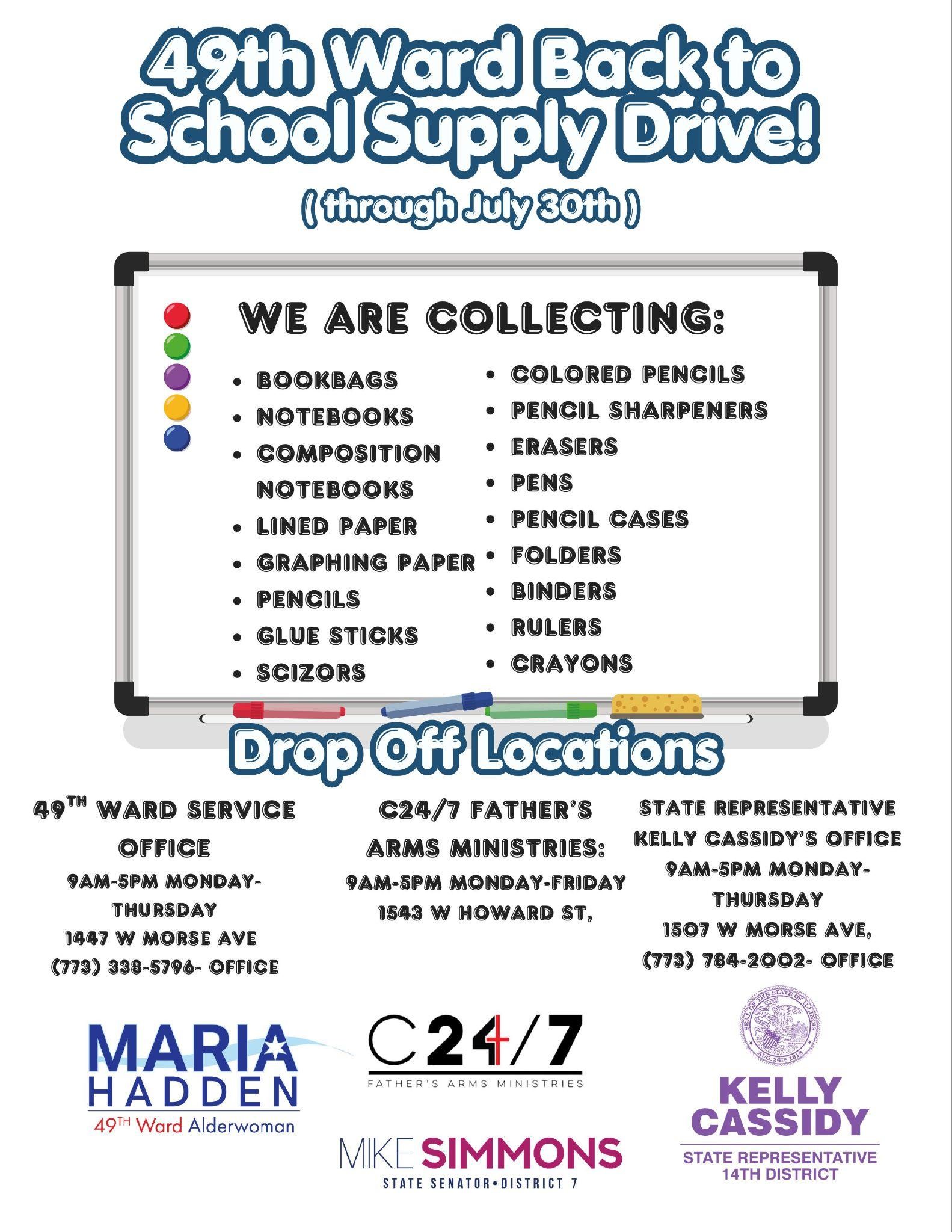 BacktoSchoolSupplyDrive